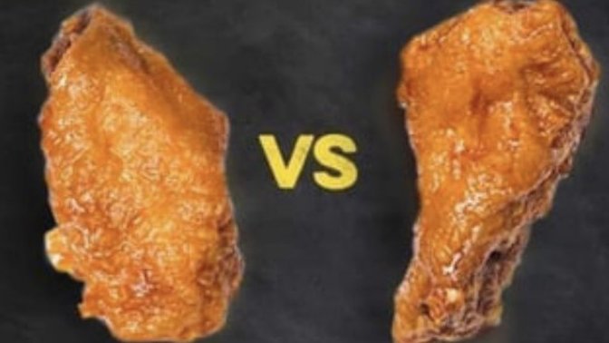 Chicken wings, flats or drums?