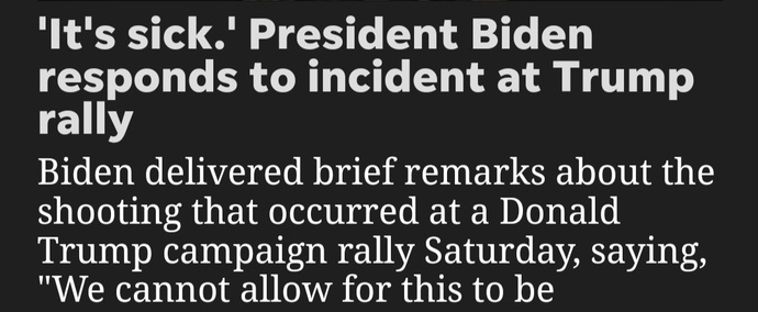 so it was an incident like someone " did some things"?