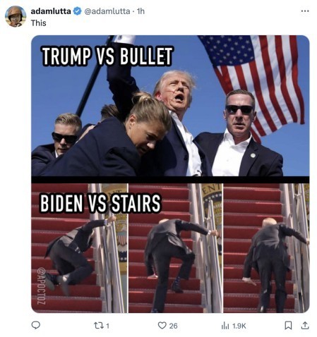 What did you make of the phone call from Biden to Trump after the bodged assassination?