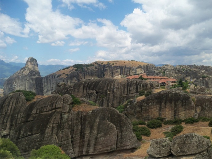 Visiting the hanging monasteries of Meteora, Greece
