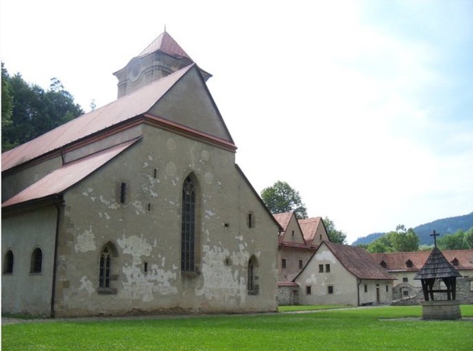 Exploring a Slovakian monastery