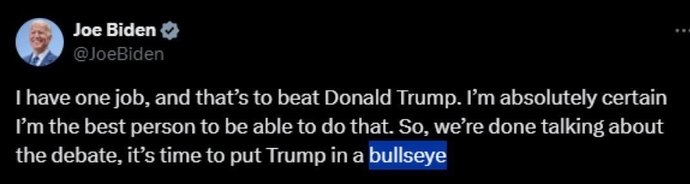 Is it "rhetoric" to repeat someone's words to anyone besides their intended audience?