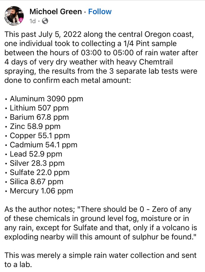 Do you know whats being sprayed in our skies?