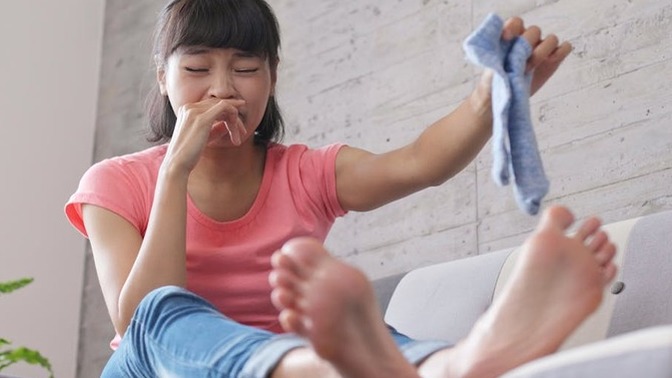 Would you date someone that no matter what they did always had stinky feet?