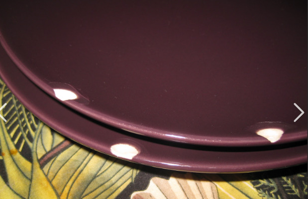 What do you do with a CHIPPED PLATE?