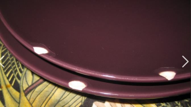 What do you do with a CHIPPED PLATE?