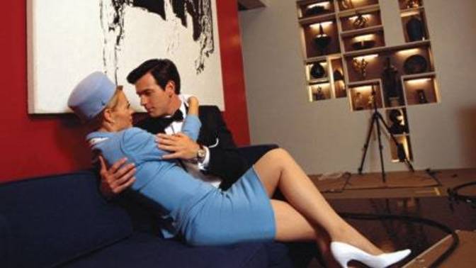 Is anyone making love on the plane?
