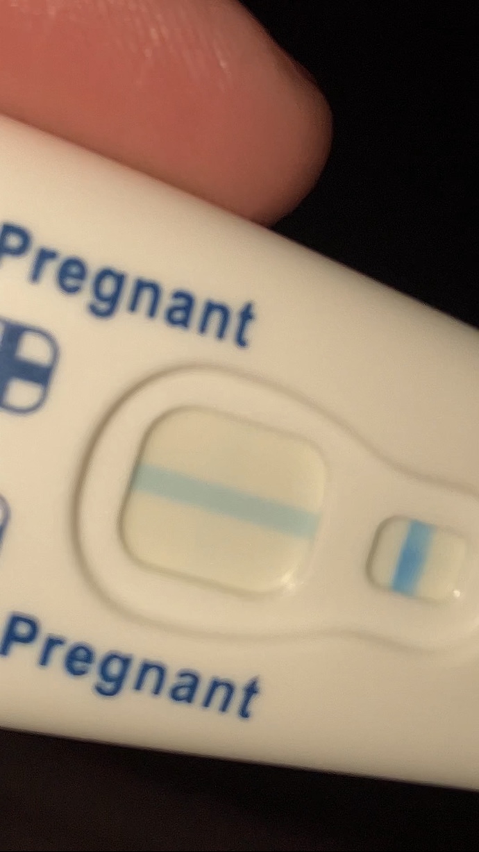 Am I going crazy or is it slightly positive?