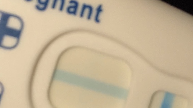 Am I going crazy or is it slightly positive?