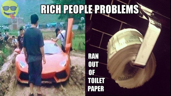 Would you rather have rich people problems like these?