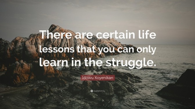 What is the most unexpected lesson you've learned from a challenging experience?