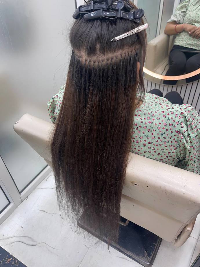 Enhance your look with our premium hair extensions. Add volume, length, or style effortlessly. Book now!