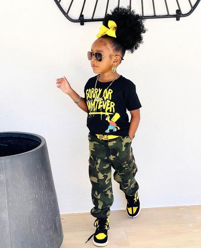 Which of these girls outfits you think is cute and appropriate if you had a daughter to wear?