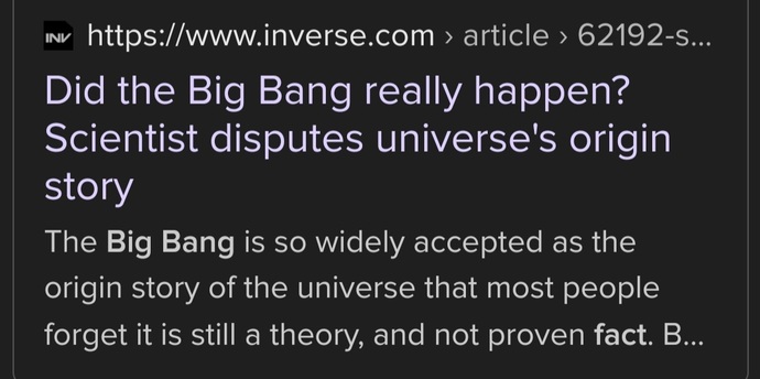 not a fact! but people talk like it is fact.