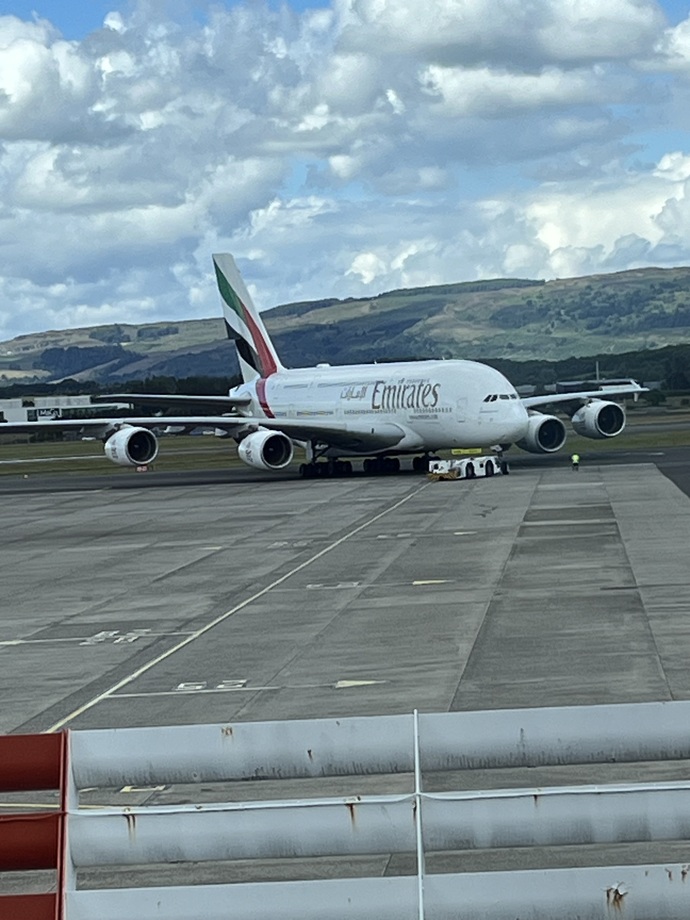 Has anyone ever seen the emirates plane?