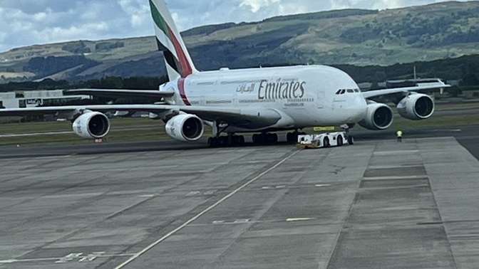 Has anyone ever seen the emirates plane?