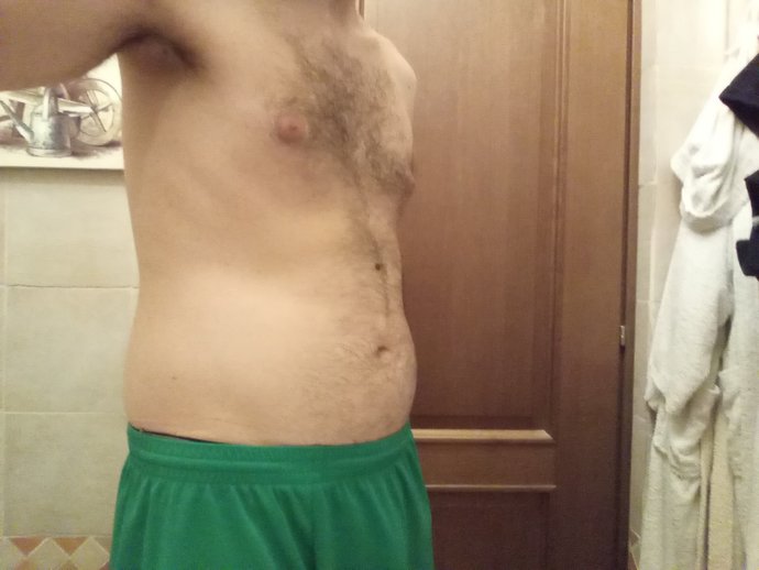 Girls, What is the limit of "fatness" you tolerate in a man?