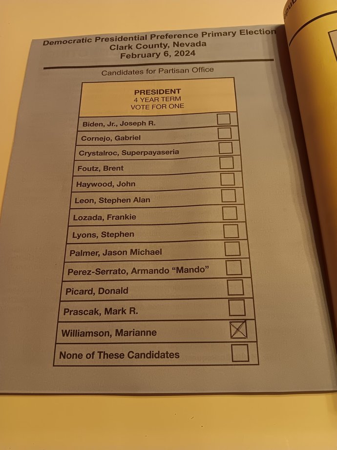 Was Donald Trump the only candidate running for the presidency now who was elected by a democratic process?