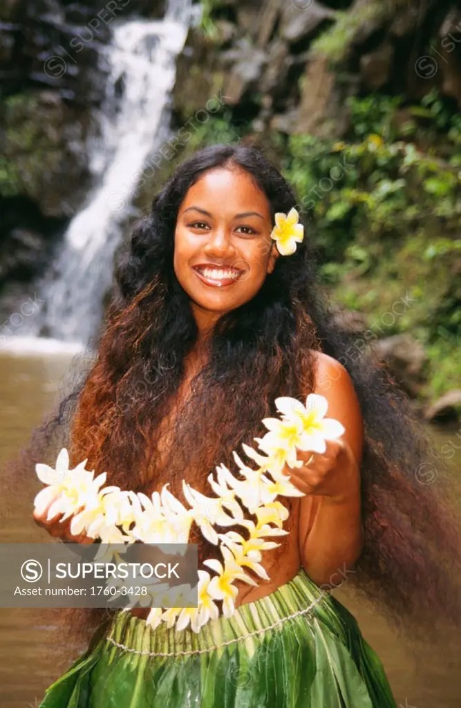 Do you find it cute on a woman with a flower in her hair like this?