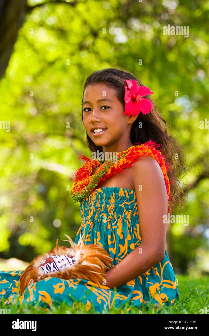 Do you find it cute on a woman with a flower in her hair like this?