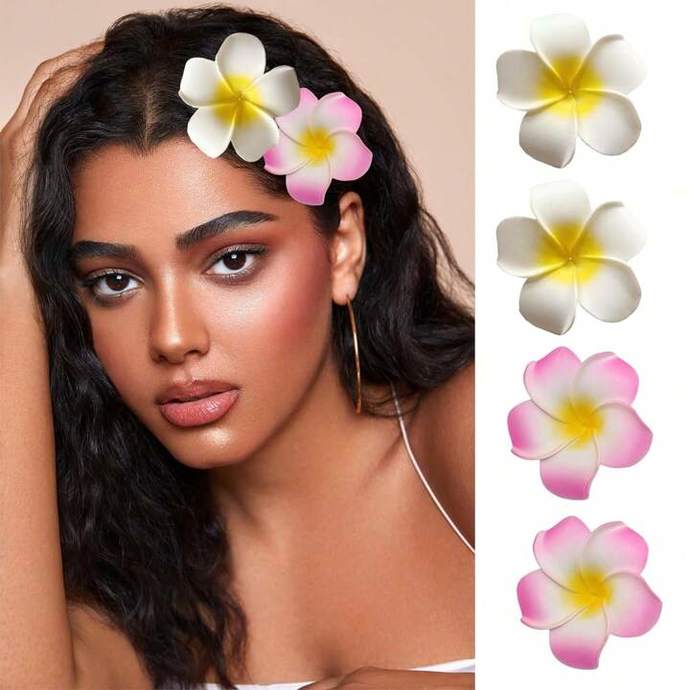 Do you find it cute on a woman with a flower in her hair like this?