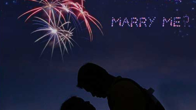 Ladies, would you like getting proposal on top of the Eiffel Tower with fireworks that will say: Will You Marry Me?