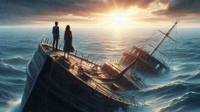 If you're in a relationship and your partner is on a sinking ship, are you staying on the ship with them or abandoning ship?