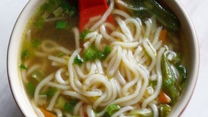 Noodles do not belong in soup. Are we in agreement?