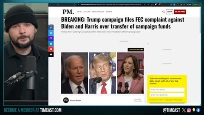 Kamala Harris donations frozen as FEC says Biden cannot give her his campaign funds. Do you consider this a good or bad thing?
