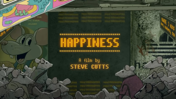 What is your opinion on this video's portrayal of how society views happiness?