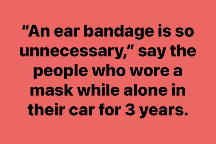 How long will Trump keep the bandage?