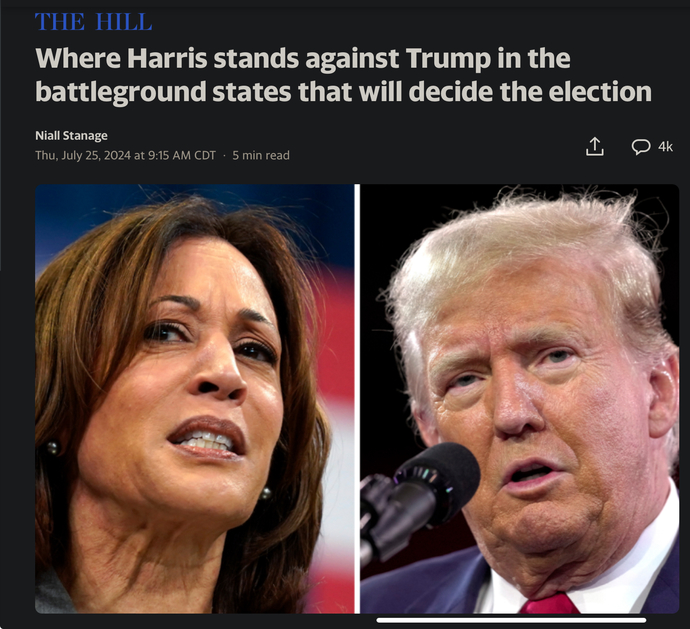 Does Kamala’s Prosecutor image make a good contrast to Trumps Convict image?