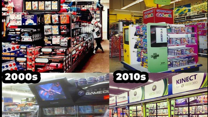 Which decade are you shopping in if you got a time machine?