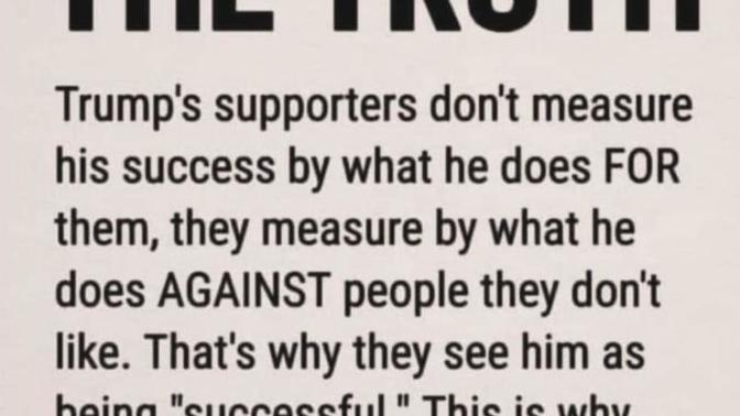 Does this basically explain what Trump Supporters are - do you confirm or deny it?