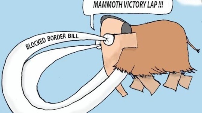 Why did Republicans vote against the toughest border security reforms in Congress that they put together?