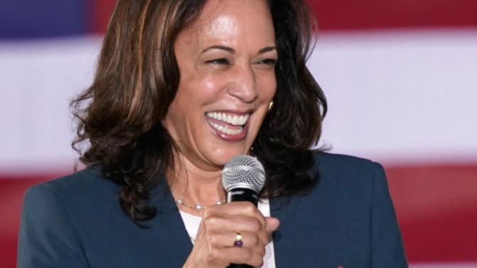 Why is KAMALA HARRIS almost always LAUGHING?
