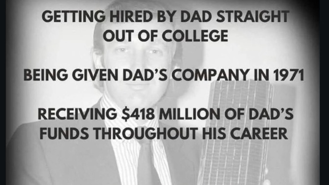 Anyone else think Trump is the actual DEI hire?