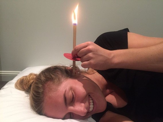 Would you put an ear wax candle in your ear?