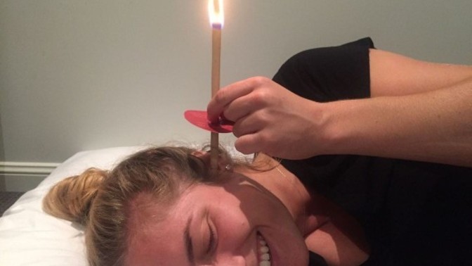 Would you put an ear wax candle in your ear?