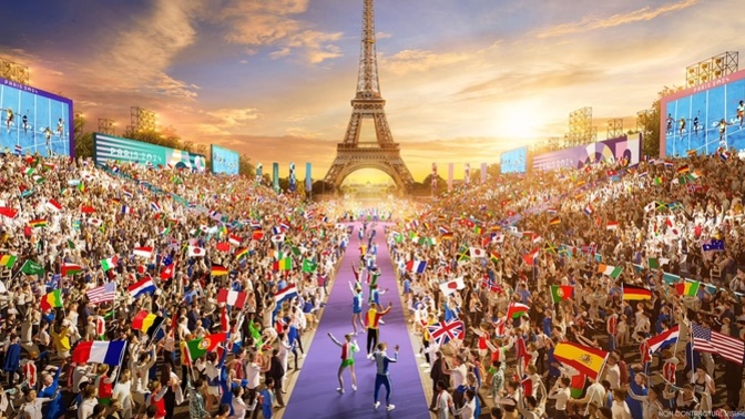 Is anyone from your home town competing in the Paris '24 Olympics?
