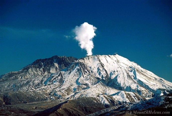 Mount Saint Helens, February 2005