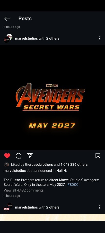 What are your thoughts on Marvels SDCC 2024 announcements/updates?