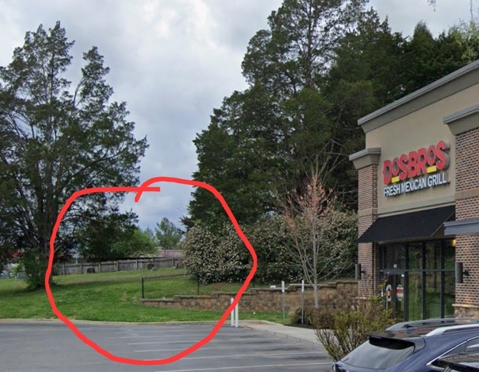 Restaurant next door to cemetery