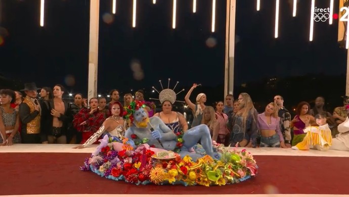 Did this scene at the opening of the Olympic Games shock people, because they didnt understand what it represented?