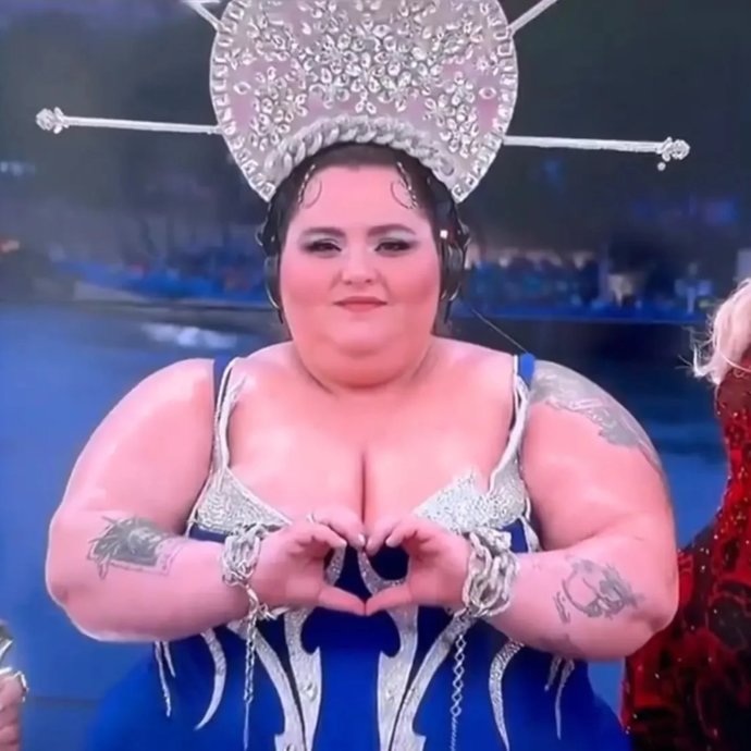 What sport does this lady represent?