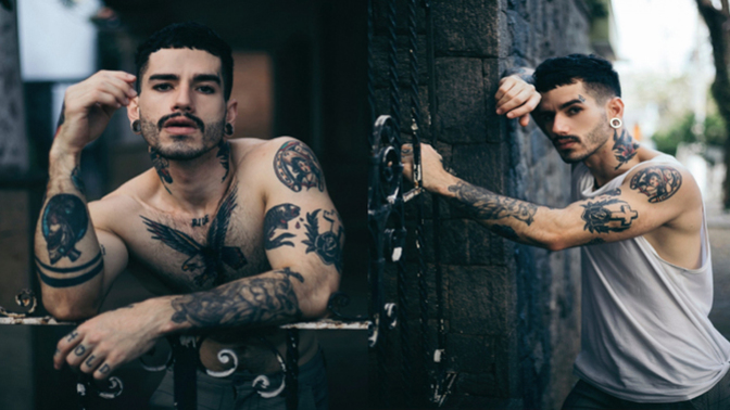 Why do tattoos make people look scary?