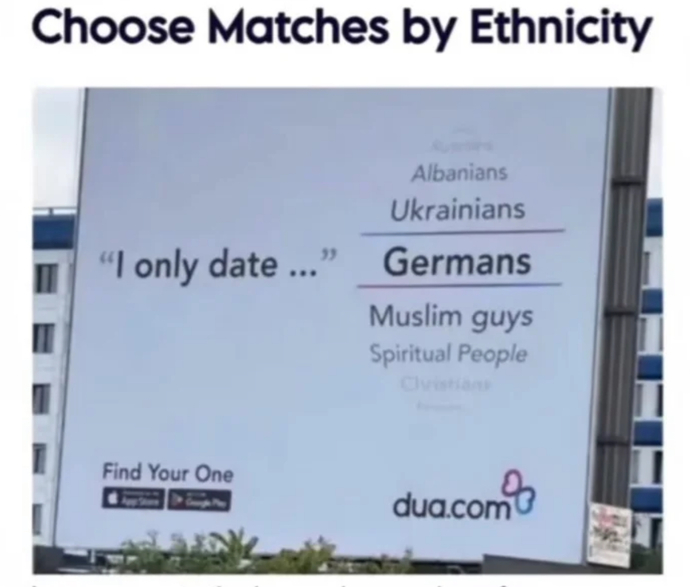 Racist dating app. Ok or bad?