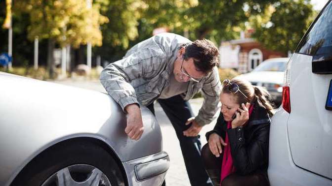 Accident fault, whose is it when the person was is in your blind spot?