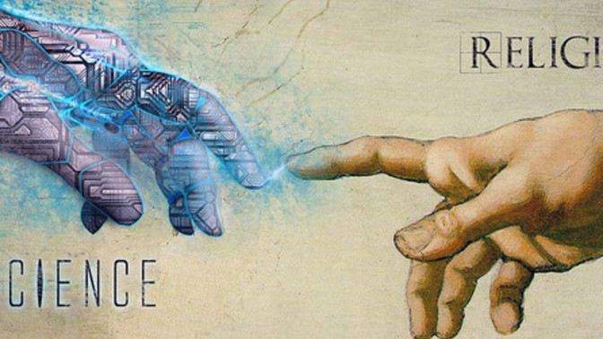 Do you think it's contradictory to believe in both religious and scientific concepts?