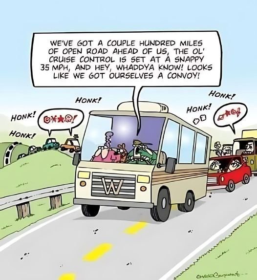 How do you feel holding traffic up?